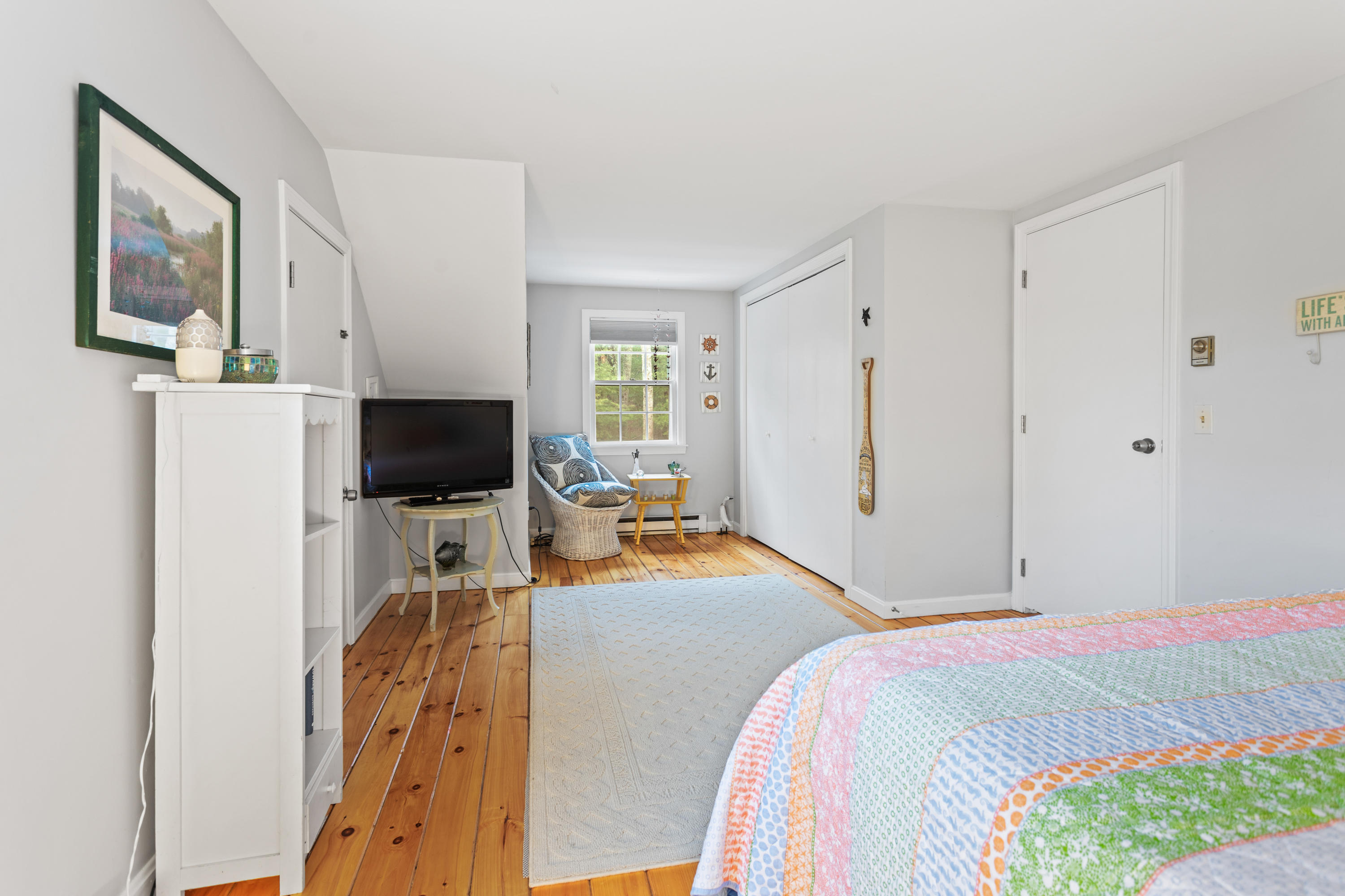 6 Padlock Lane Centerville, MA 02632 - Photo 20 of 29 a bedroom with a bed and a flat screen tv