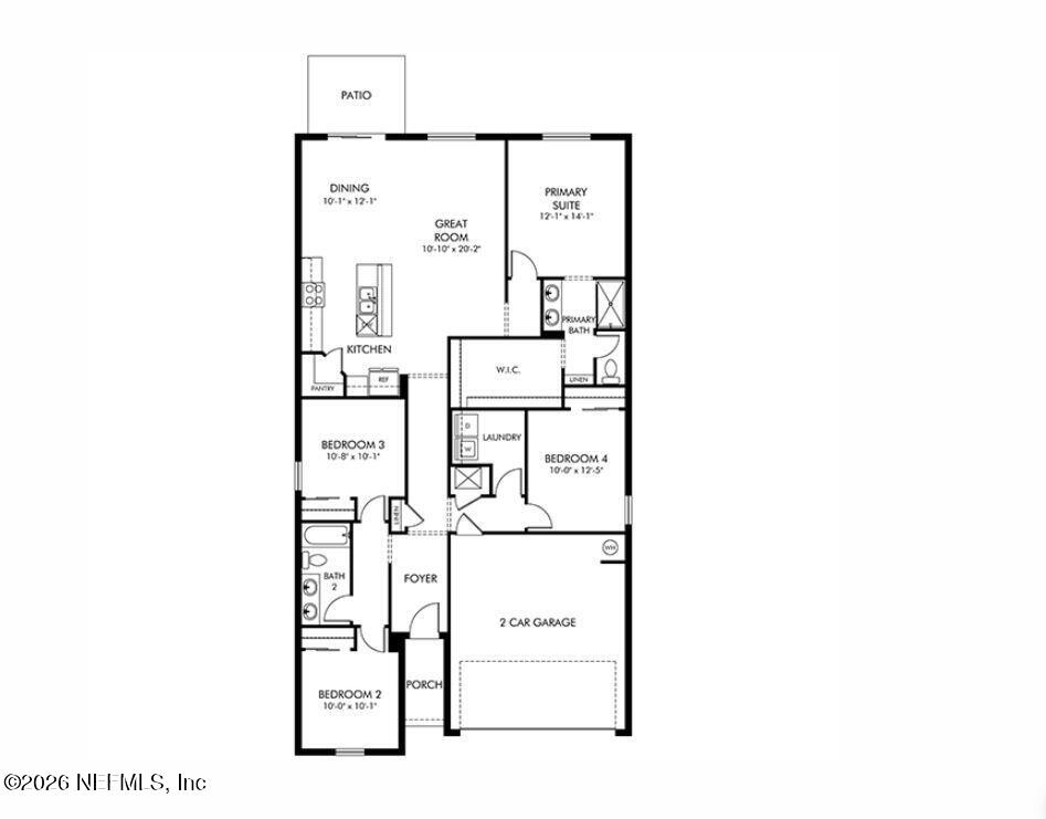 9743 Cypress Mdws Road Jacksonville, FL 32219 - Photo 5 of 5 Floorplan