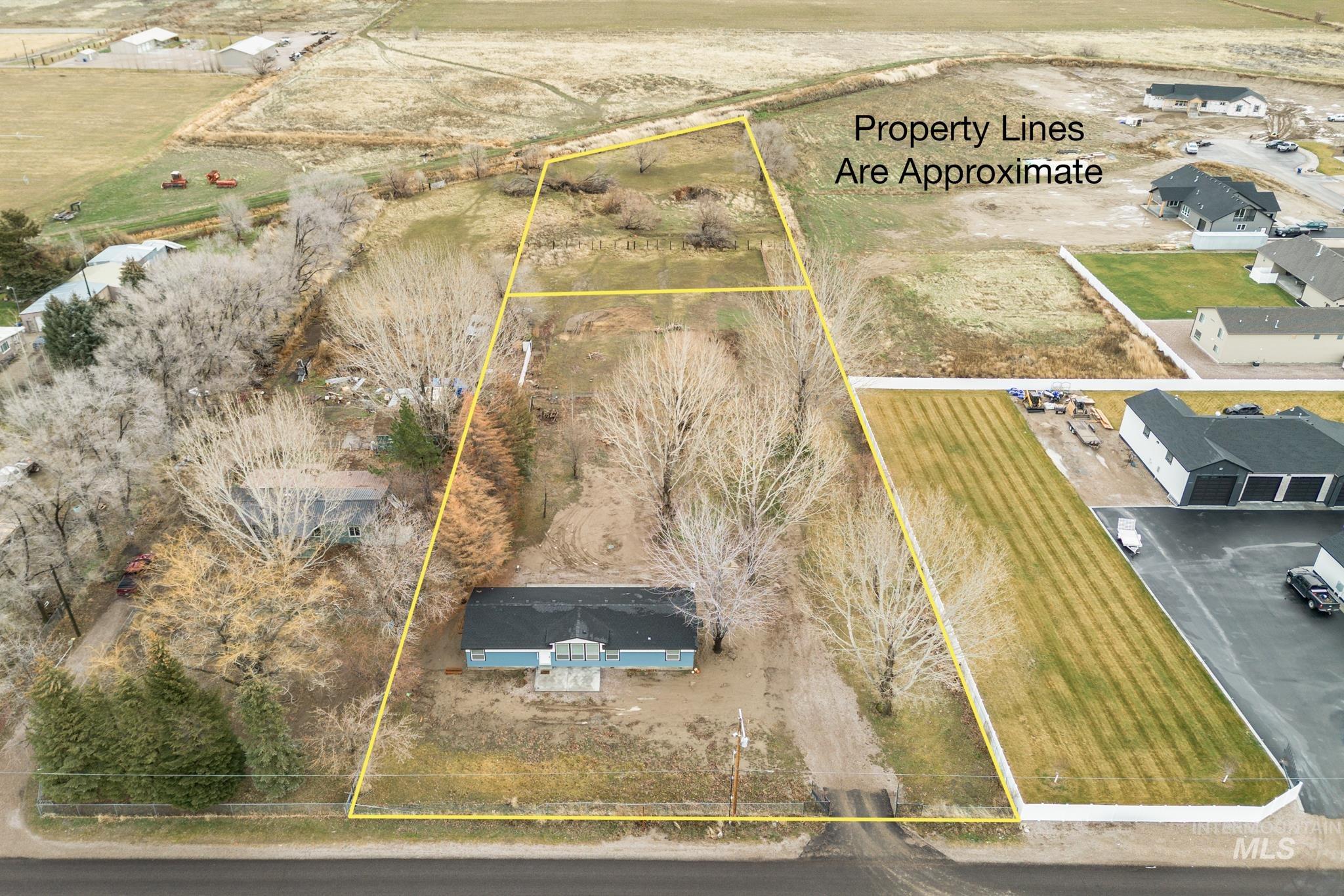 13678 North Hawthorne Road Pocatello, ID 83202 - Photo 35 of 37 View of rural area with property boundaries highlighted
