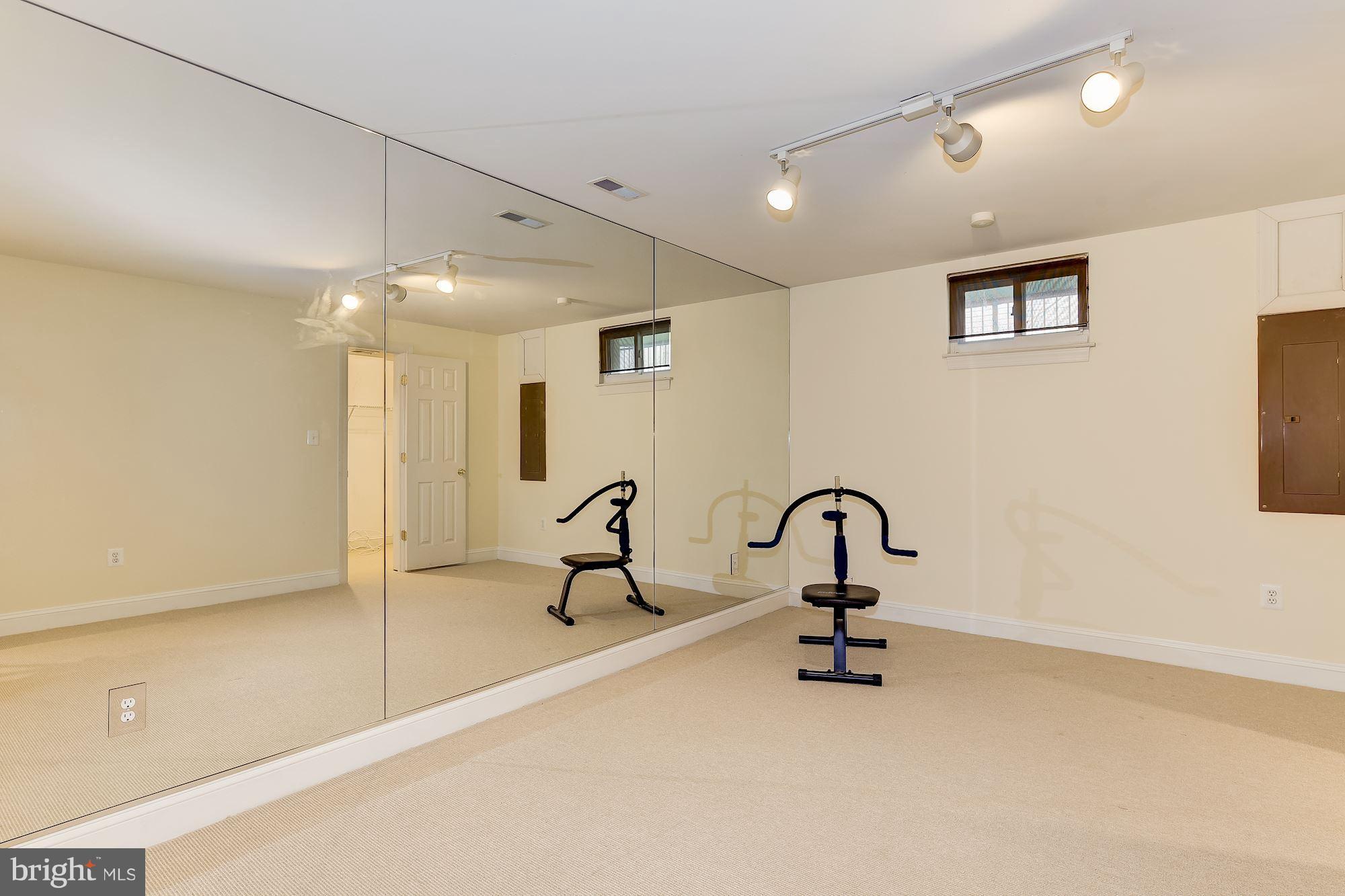305 Flannery Lane Silver Spring, MD 20904 - Photo 27 of 30 Exercise Room with Mirrored Wall