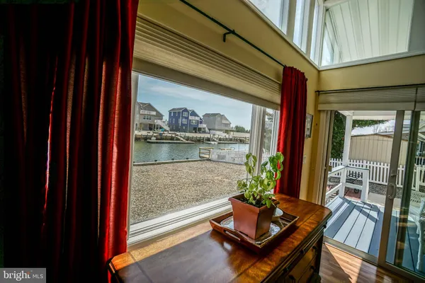 a view of a balcony