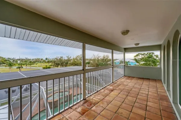 a view of a porch
