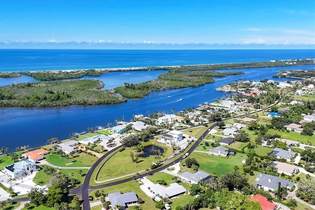 a view of a city with ocean view