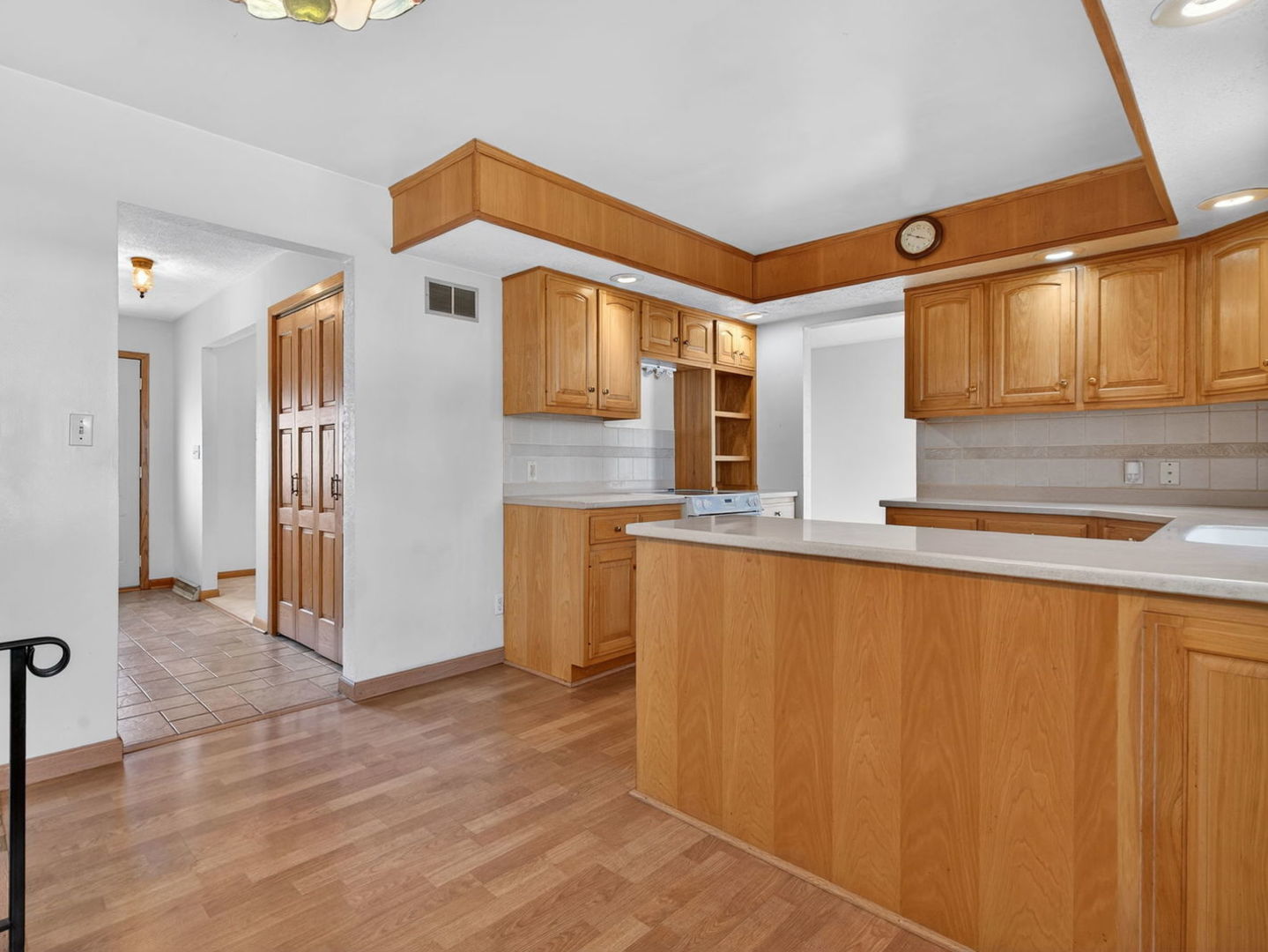 185 North Dewey Street Diamond, IL 60416 - Photo 15 of 39 a kitchen with stainless steel appliances granite countertop a refrigerator and a sink