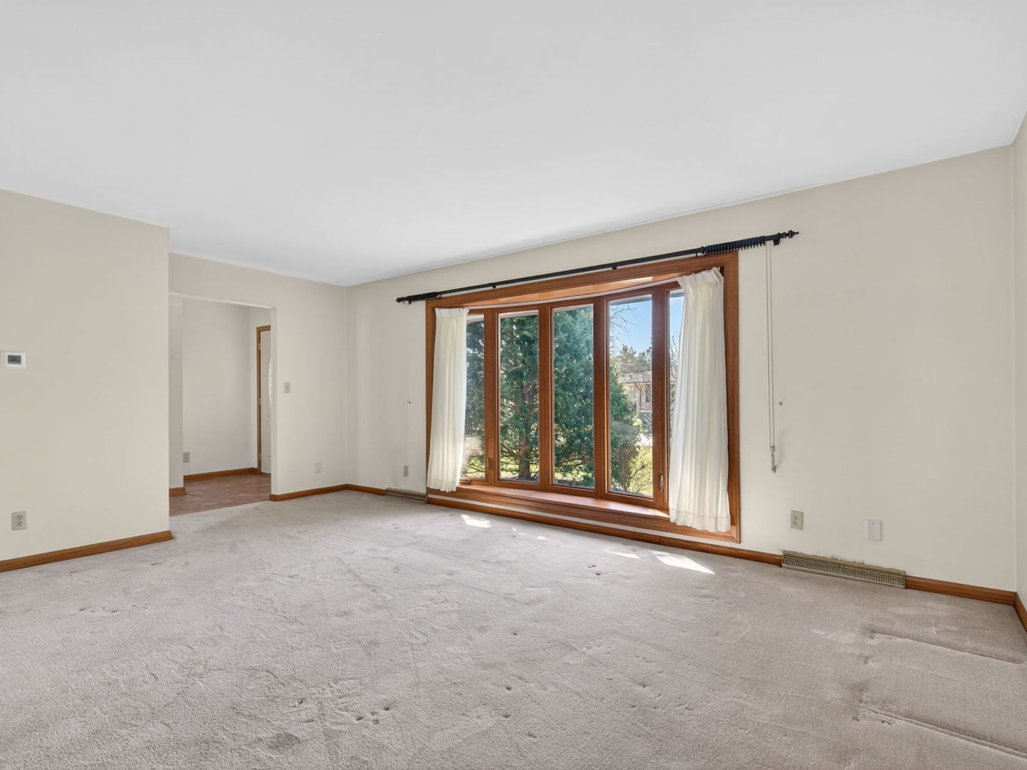 185 North Dewey Street Diamond, IL 60416 - Photo 4 of 39 a view of an empty room with a window