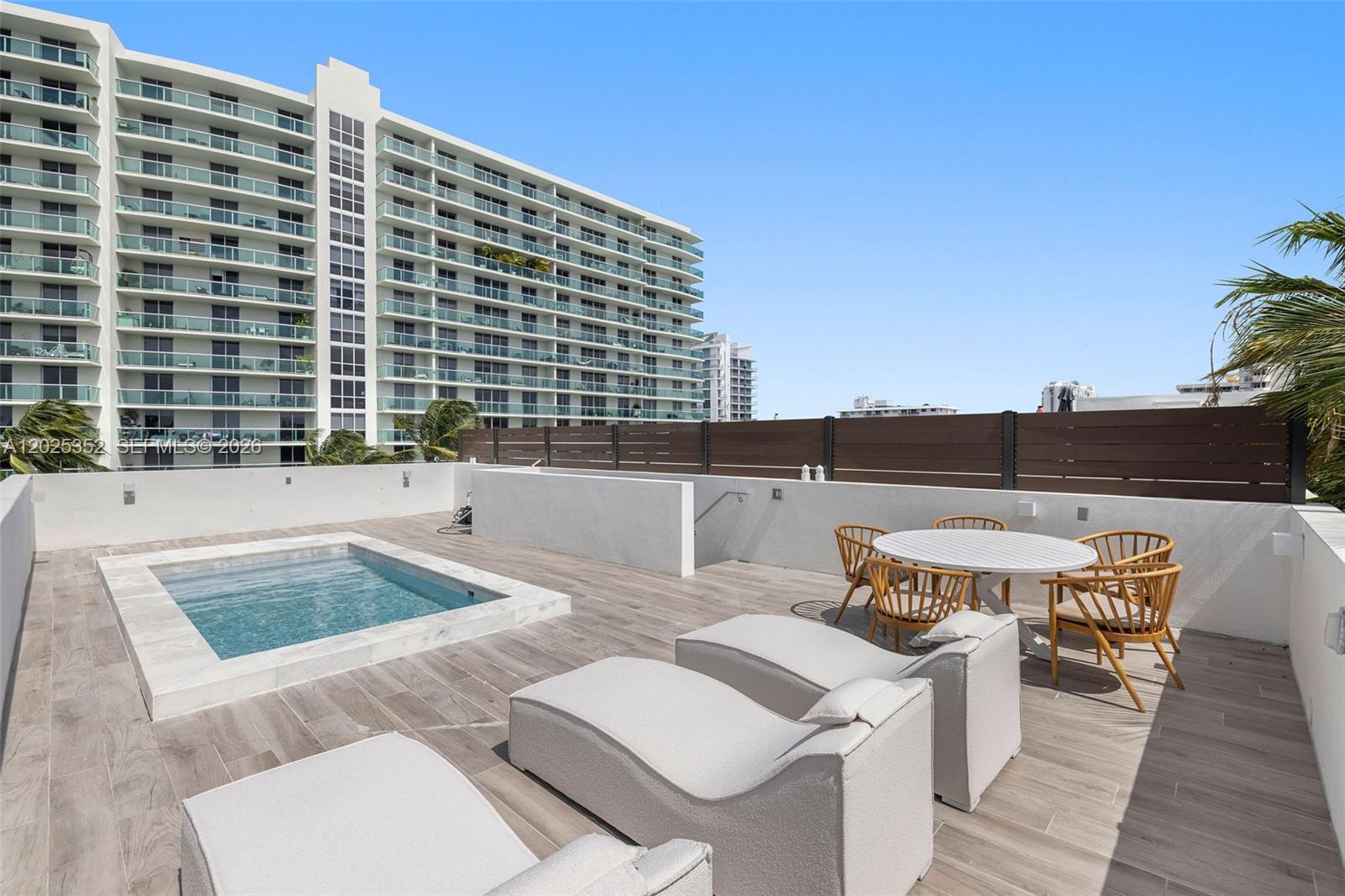 1525 Bay Road Miami Beach, FL 33139 - Photo 3 of 45 Rooftop with Plunge Pool