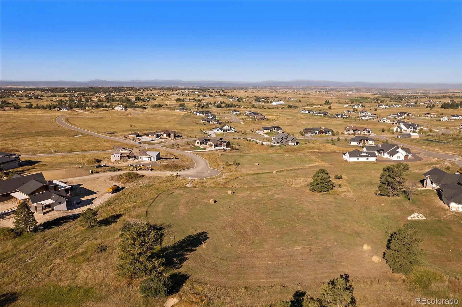 87 Evening Hunt Road Franktown, CO 80116 - Photo 7 of 9 an aerial view of ocean and residential houses with outdoor space