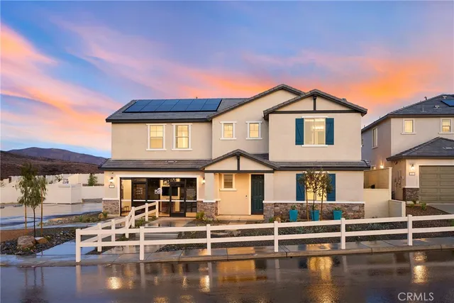front view of a building with a ocean view