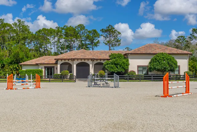 an outdoor space with of water view