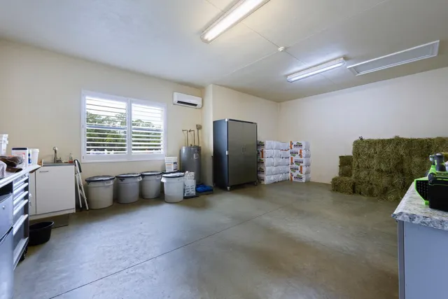 a room with furniture and window