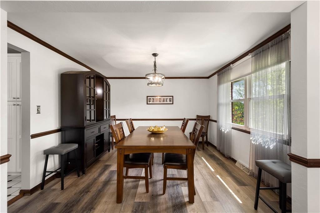 538 Old Hickory Ridge Road Washington, PA 15301 - Photo 8 of 44 Large dining room to accommodate all of your guests just off of the kitchen.