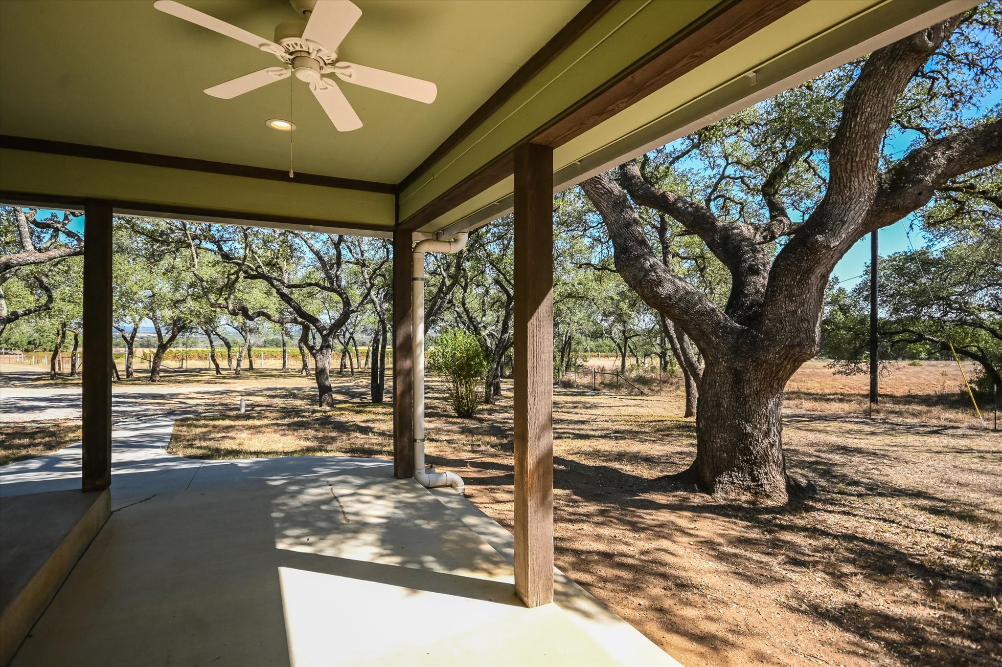 878 Ranch Road 2766 Johnson City, TX 78636 - Photo 8 of 40 a view of a porch