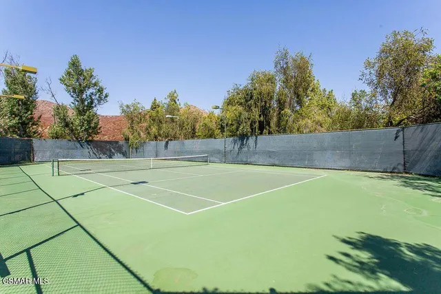 a view of a tennis court