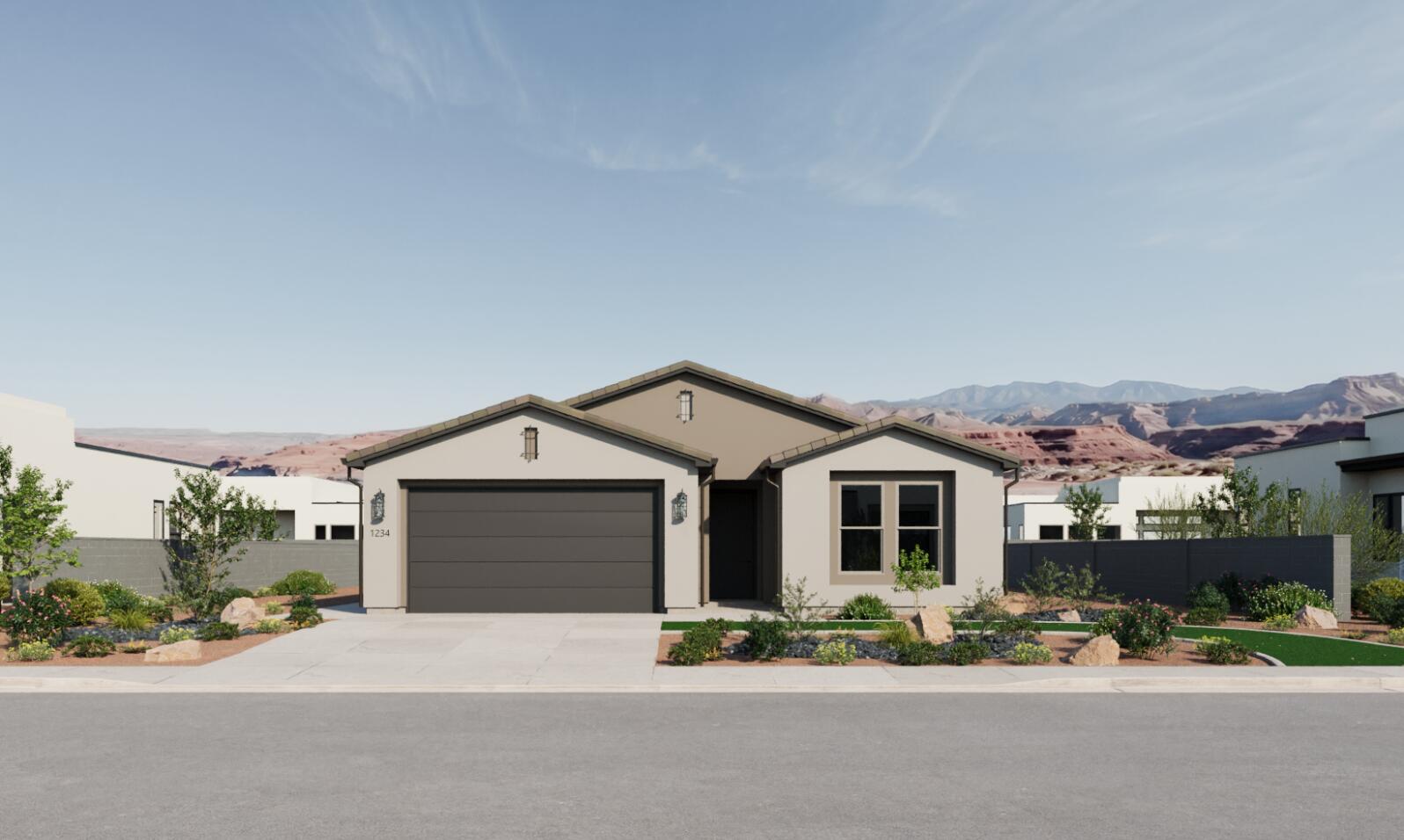 Boreas Wind Road, Unit 133 Hurricane, UT 84737 - Photo 19 of 19 *Rendering* The Basin II Floorplan - Spanish Color Scheme D Elevation