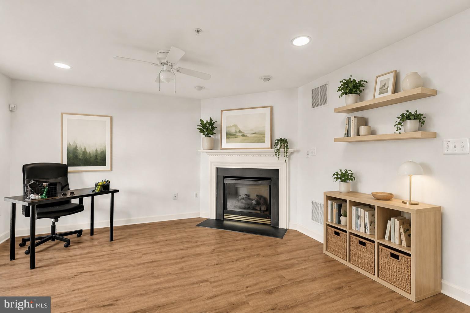 2309 Georgia Village Way Silver Spring, MD 20902 - Photo 34 of 41 Lower level office (virtual staging)