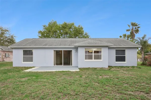 a front view of house with yard
