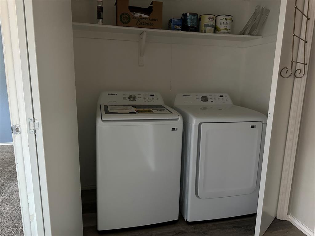 8109 Skillman Street, Unit 2007 Dallas, TX 75231 - Photo 19 of 25 a utility room with dryer and washer