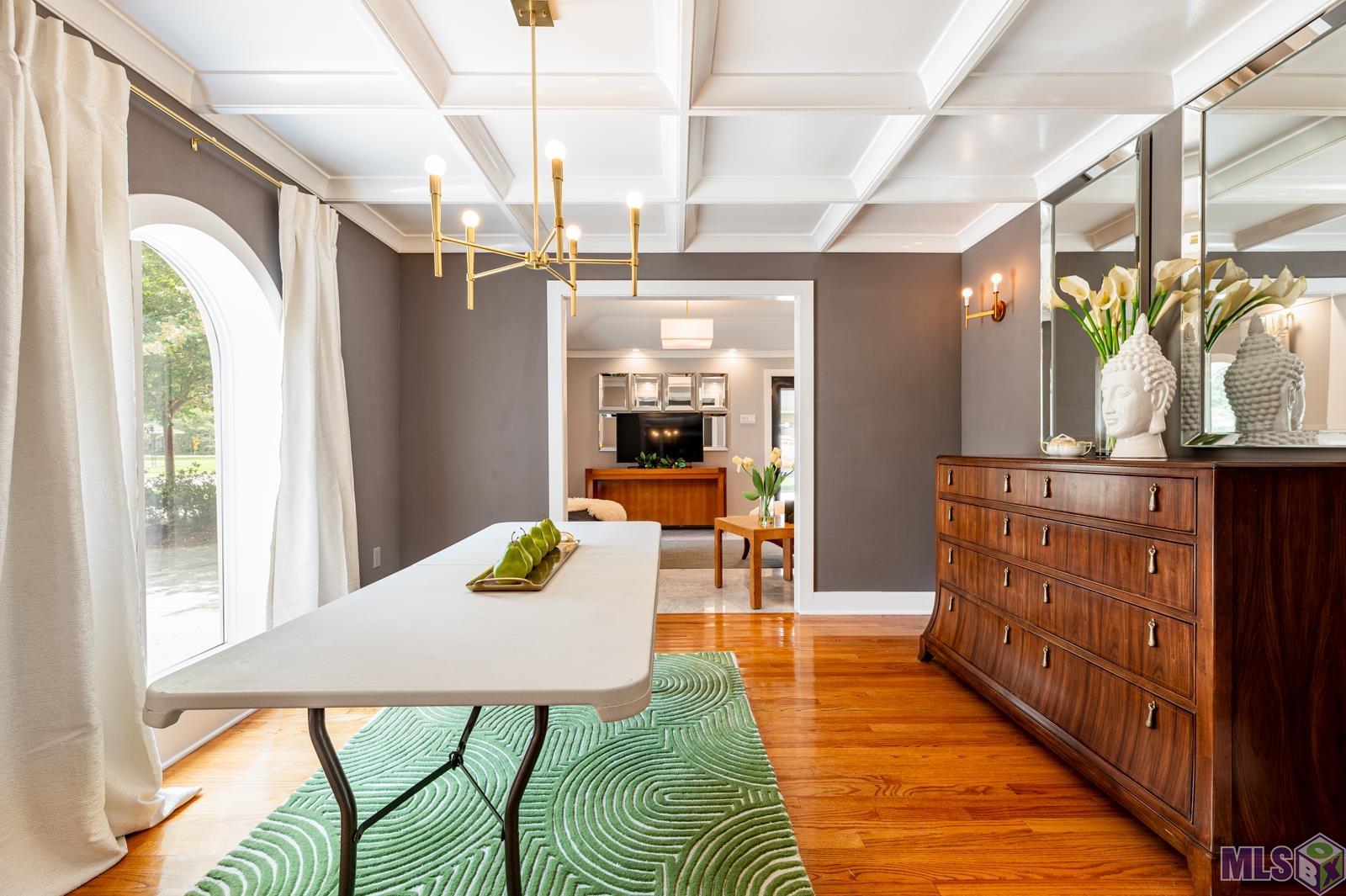 1068 Lils Court Baton Rouge, LA 70806 - Photo 6 of 35 Dining Room with Gorgeous Ceiling Detail