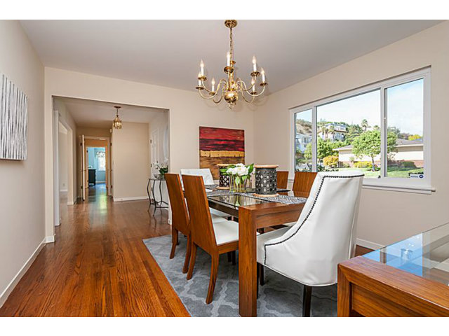 2 Rio Court Burlingame, CA 94010 - Photo 7 of 25 a view of a dining room with furniture window and wooden floor