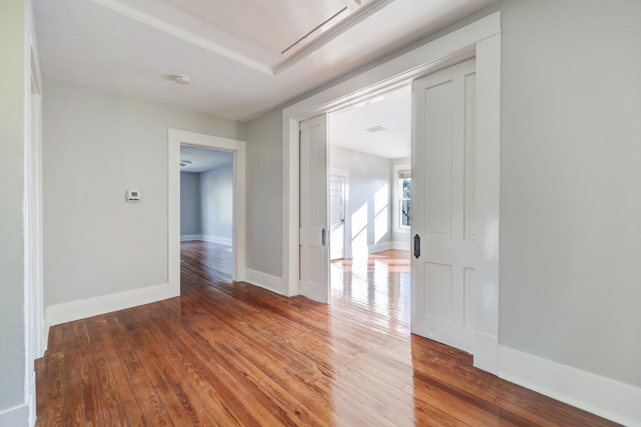 1229 Heights Boulevard Houston, TX 77008 - Photo 18 of 30 a view of empty room with wooden floor