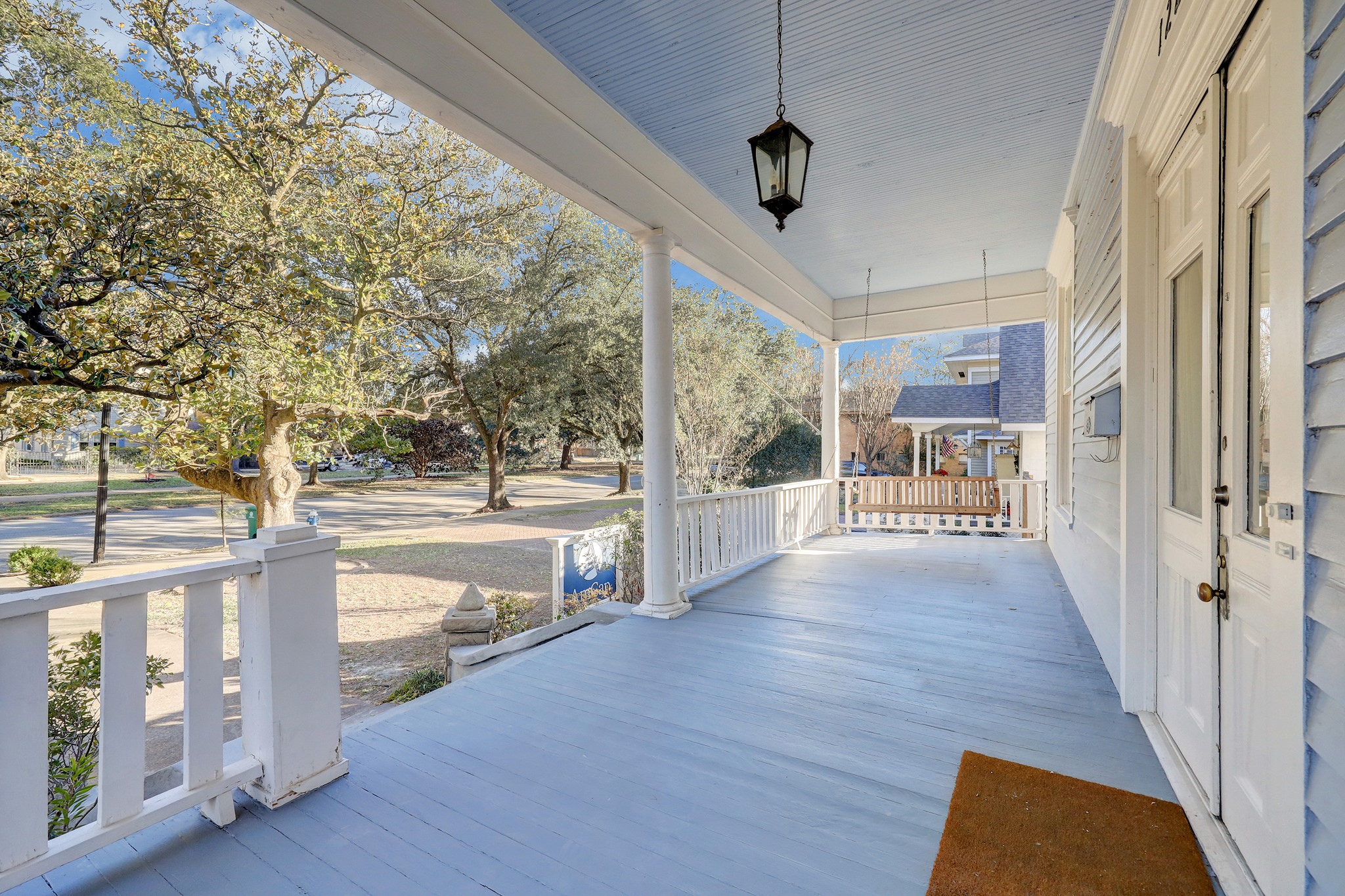 1229 Heights Boulevard Houston, TX 77008 - Photo 2 of 30 a view of a porch with wooden floor and outdoor space