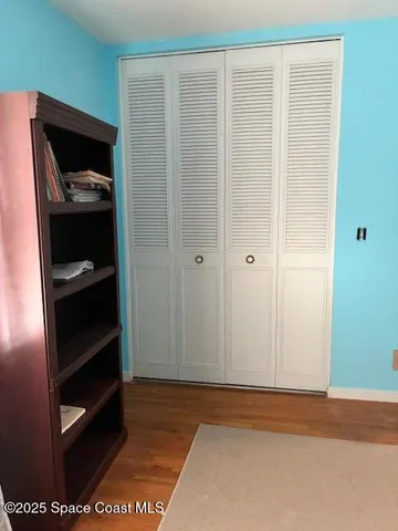 a view of closet area