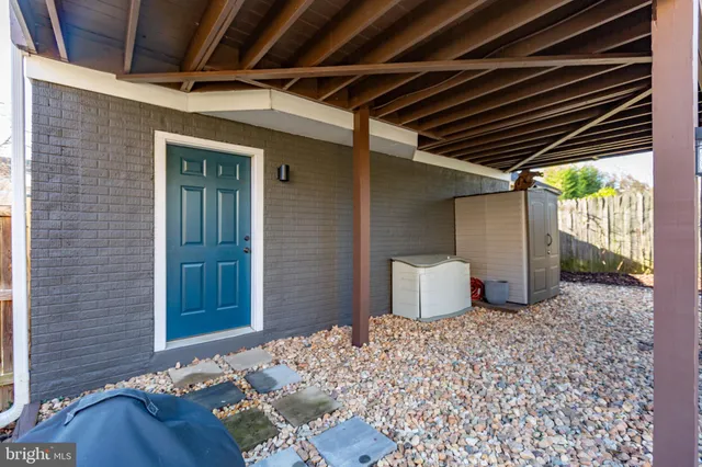 a view of a backyard of a house