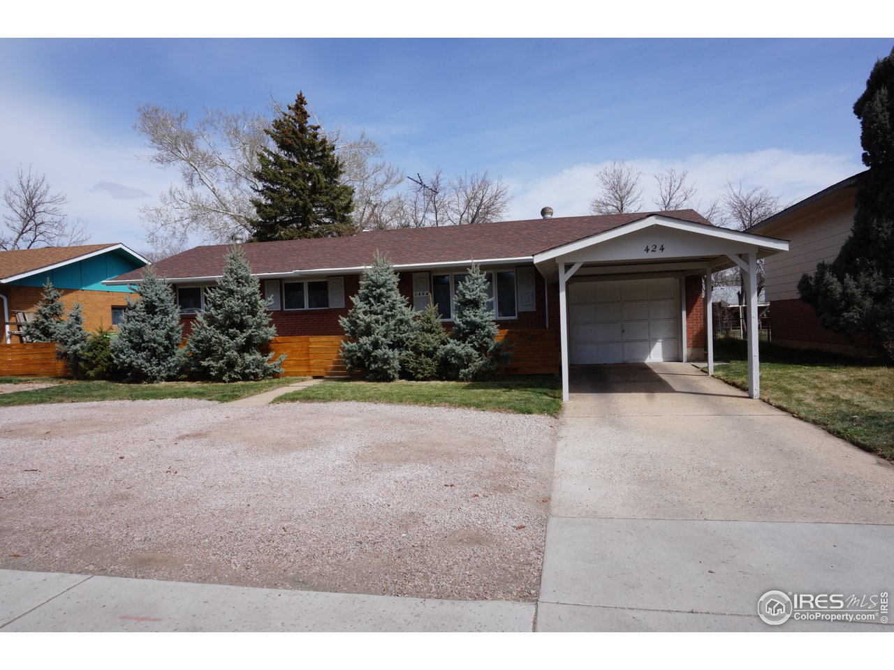 424 East Drake Road Fort Collins, CO 80525 - Photo 2 of 36 1 Car Garage plus Carport Extension