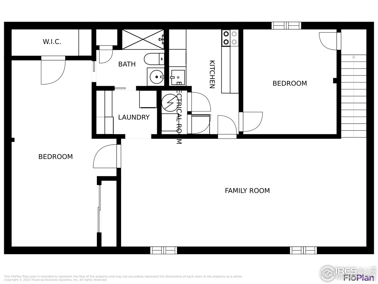 424 East Drake Road Fort Collins, CO 80525 - Photo 35 of 36 Finished Basement Floor plan