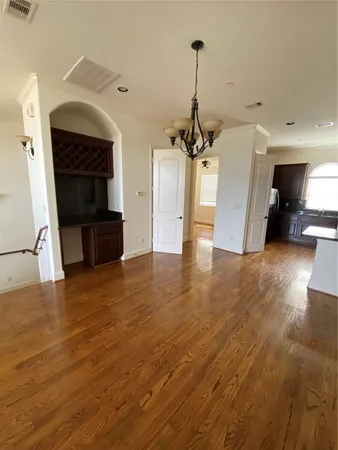 a view of a livingroom with a staircase