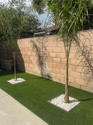 a view of a park with a fountain