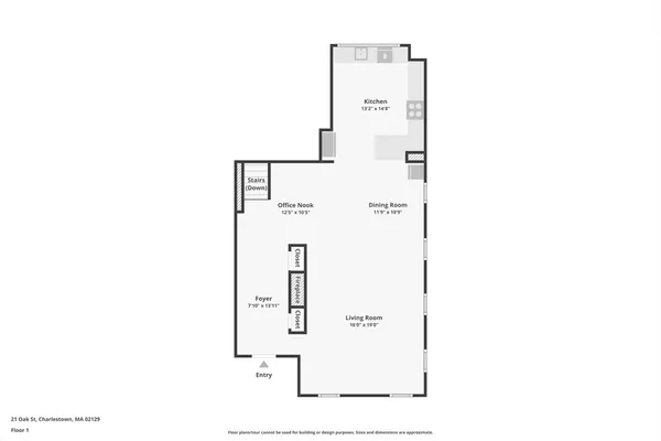 a picture of a floor plan