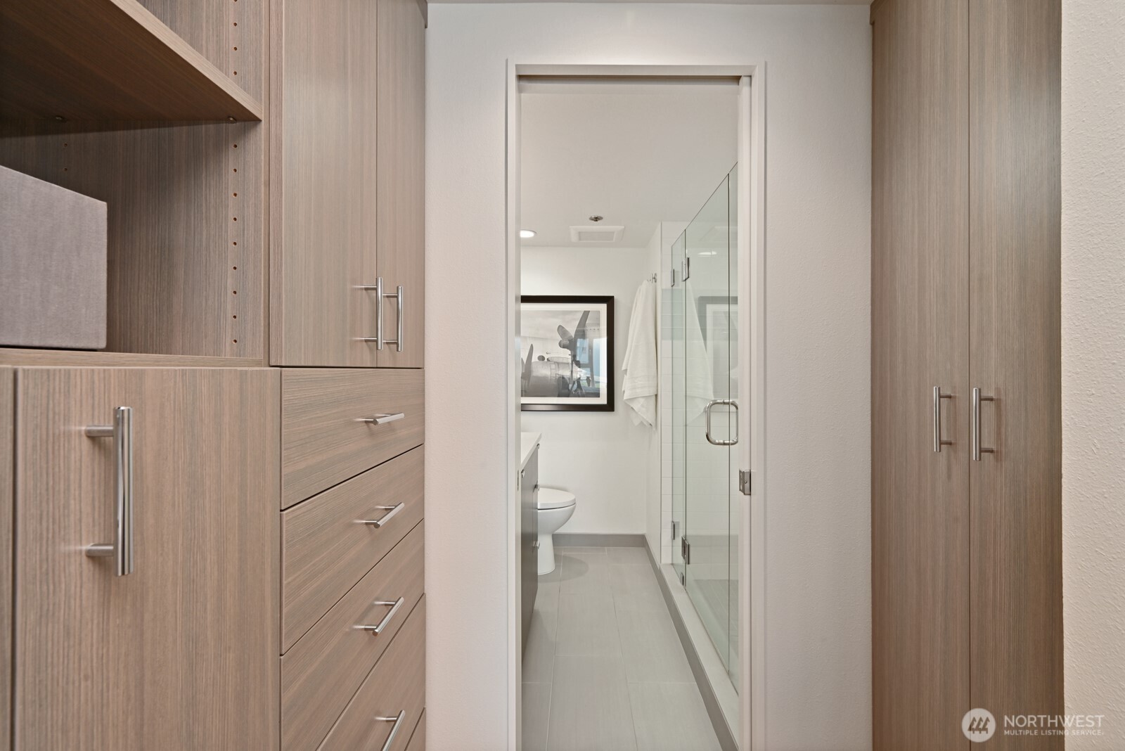 121 Vine Street, Unit 703 Seattle, WA 98121 - Photo 16 of 37 a view of a hallway with closet