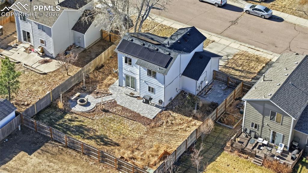 11175 Berry Farm Road Fountain, CO 80817 - Photo 35 of 40 an aerial view of a house