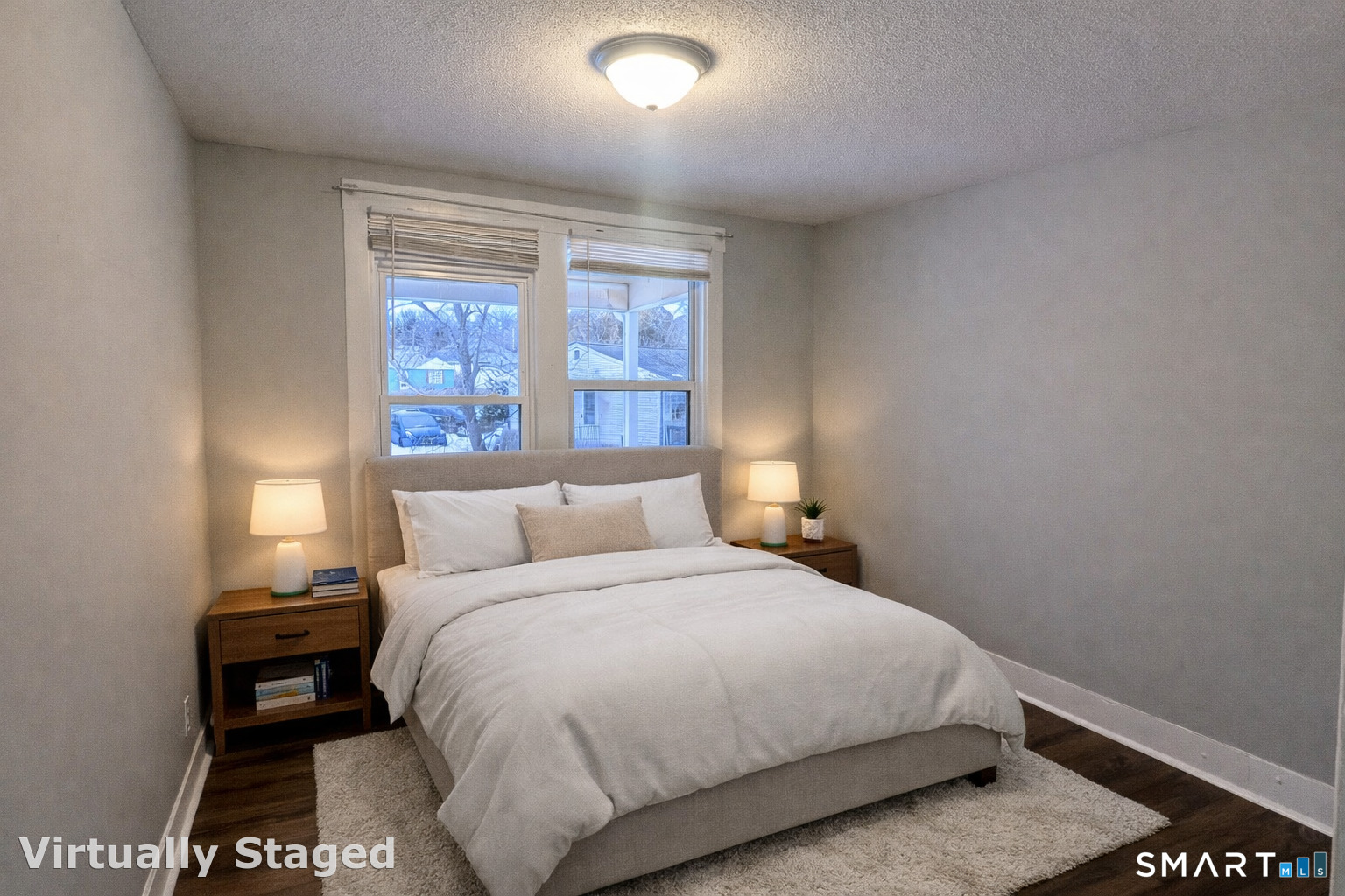 116 Old Foxon Road East Haven, CT 06513 - Photo 5 of 35 a bedroom with a bed and a night stand