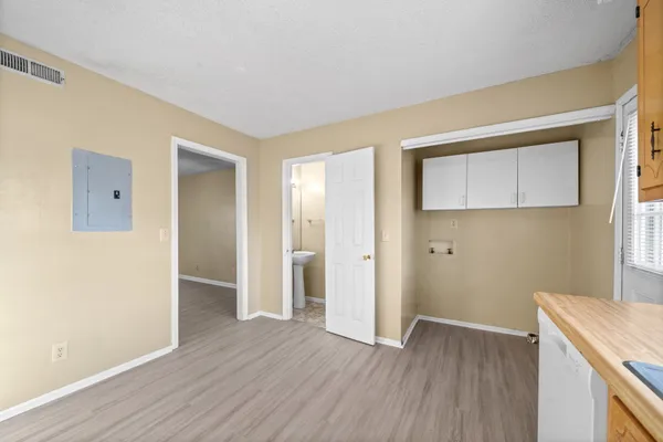 wooden floor in an empty room