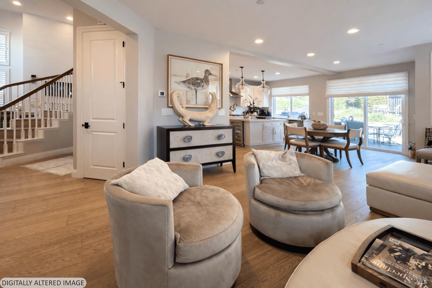 3726 Cannes Place Santa Rosa, CA 95403 - Photo 40 of 69 Another view of the family room. The door to the right of the staircase is a double tandem storage closet.