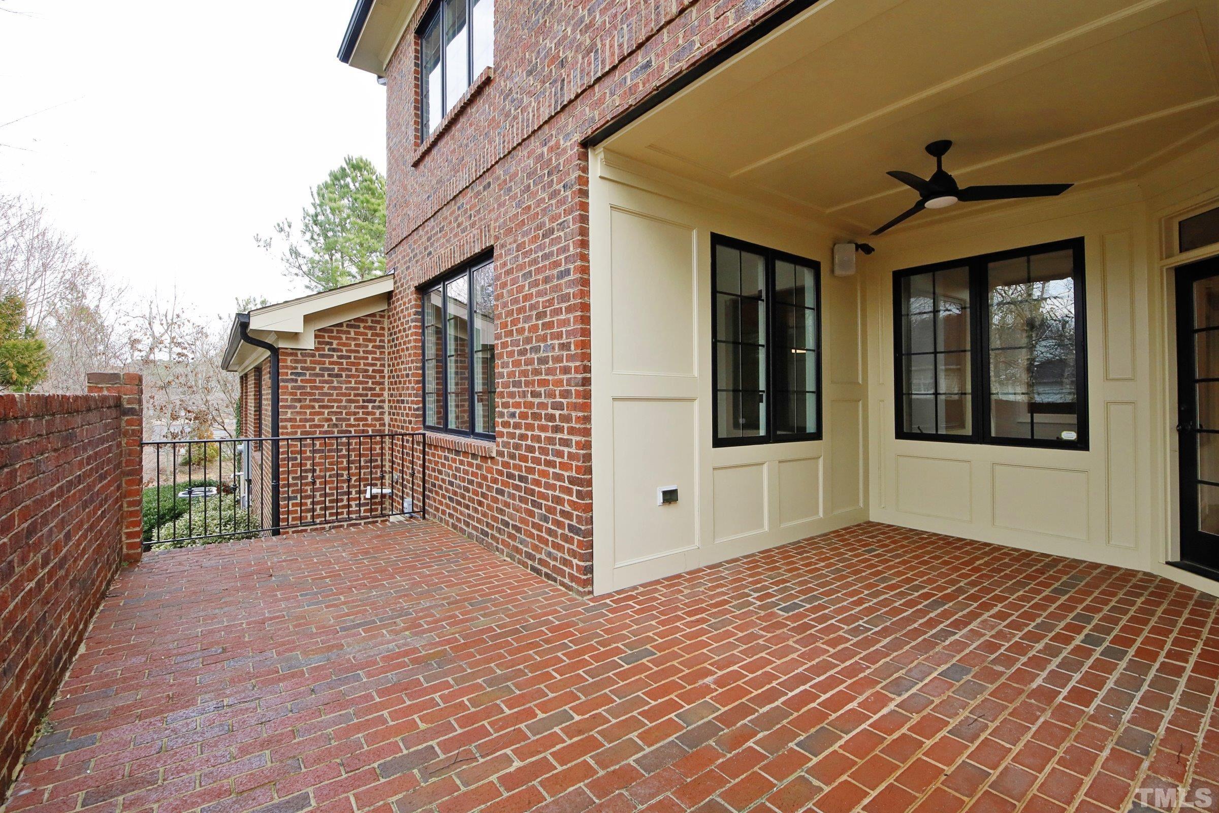 143 Cofield Circle Durham, NC 27707 - Photo 22 of 43 a view of a porch with wooden floor and fence