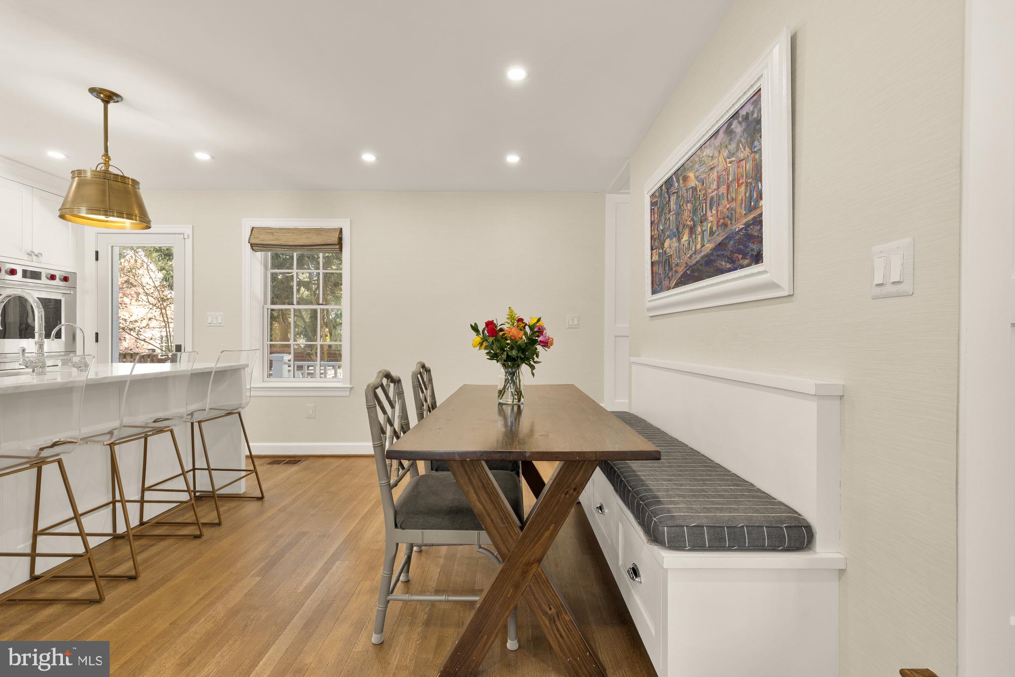 4501 47th Street Northwest Washington, DC 20016 - Photo 11 of 61 a dining room with furniture and window