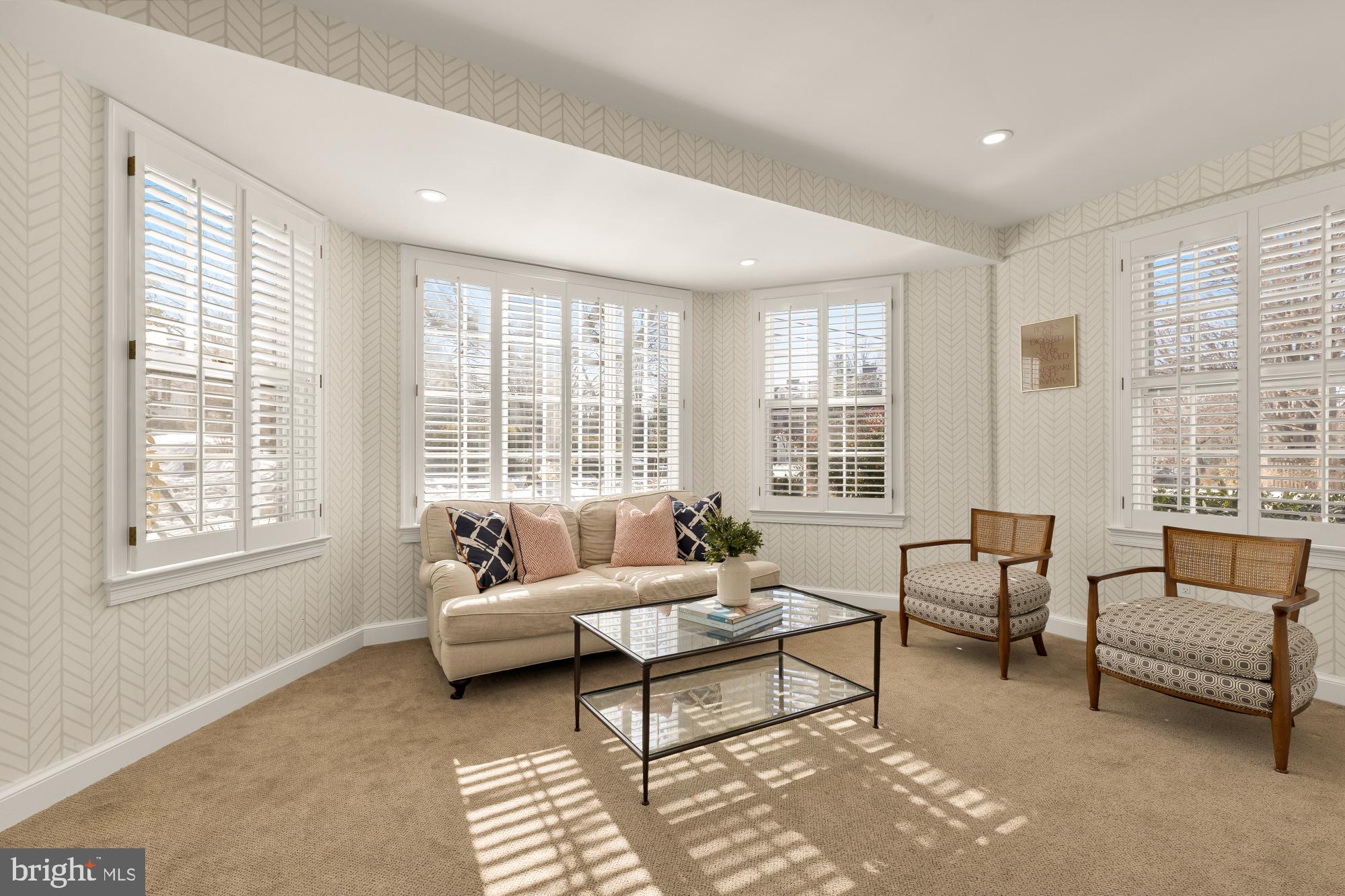 4501 47th Street Northwest Washington, DC 20016 - Photo 19 of 61 a living room with furniture and windows