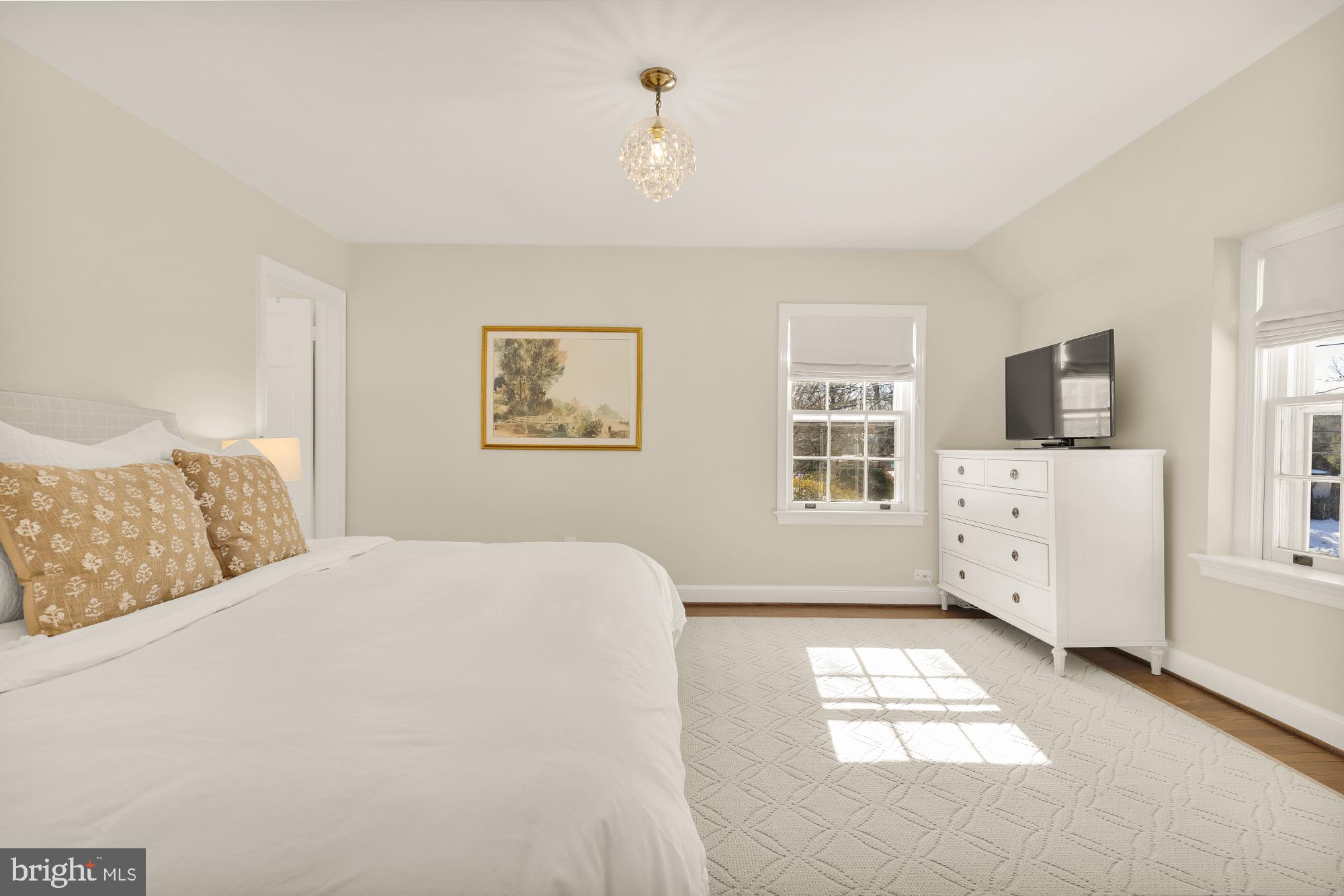 4501 47th Street Northwest Washington, DC 20016 - Photo 26 of 61 a bedroom with furniture and windows