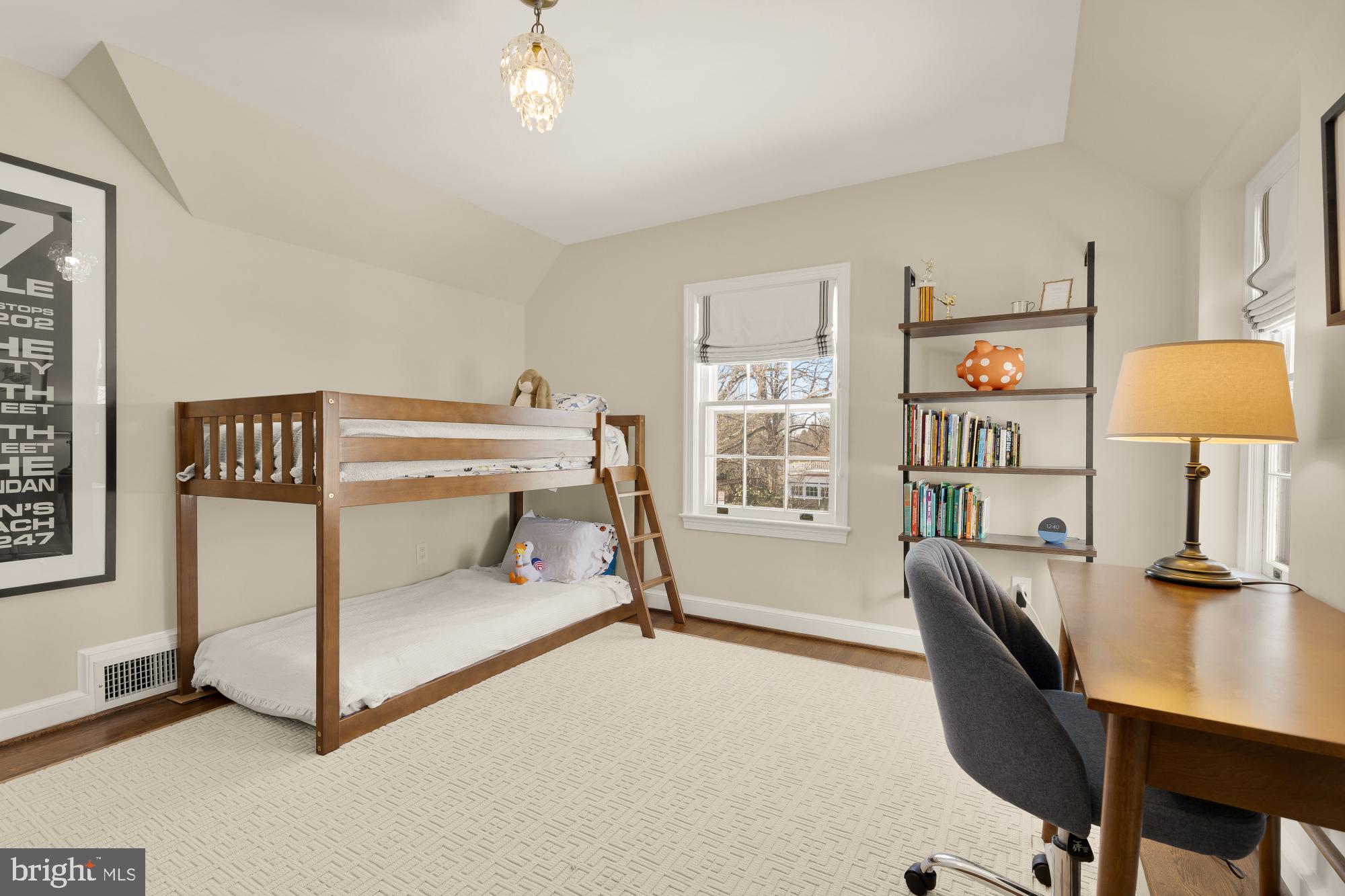 4501 47th Street Northwest Washington, DC 20016 - Photo 38 of 61 a bedroom with furniture and a window