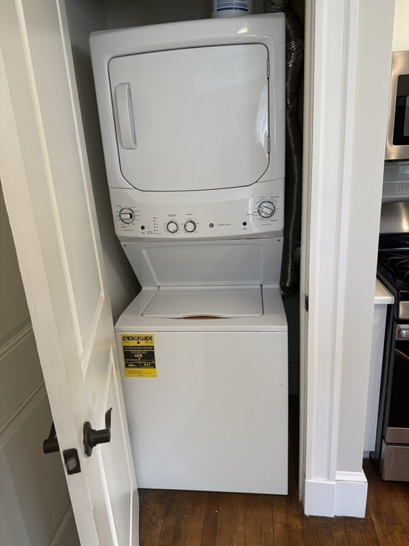 55 Iffley Road, Unit 3 Boston, MA 02130 - Photo 7 of 12 a utility room with dryer and washer