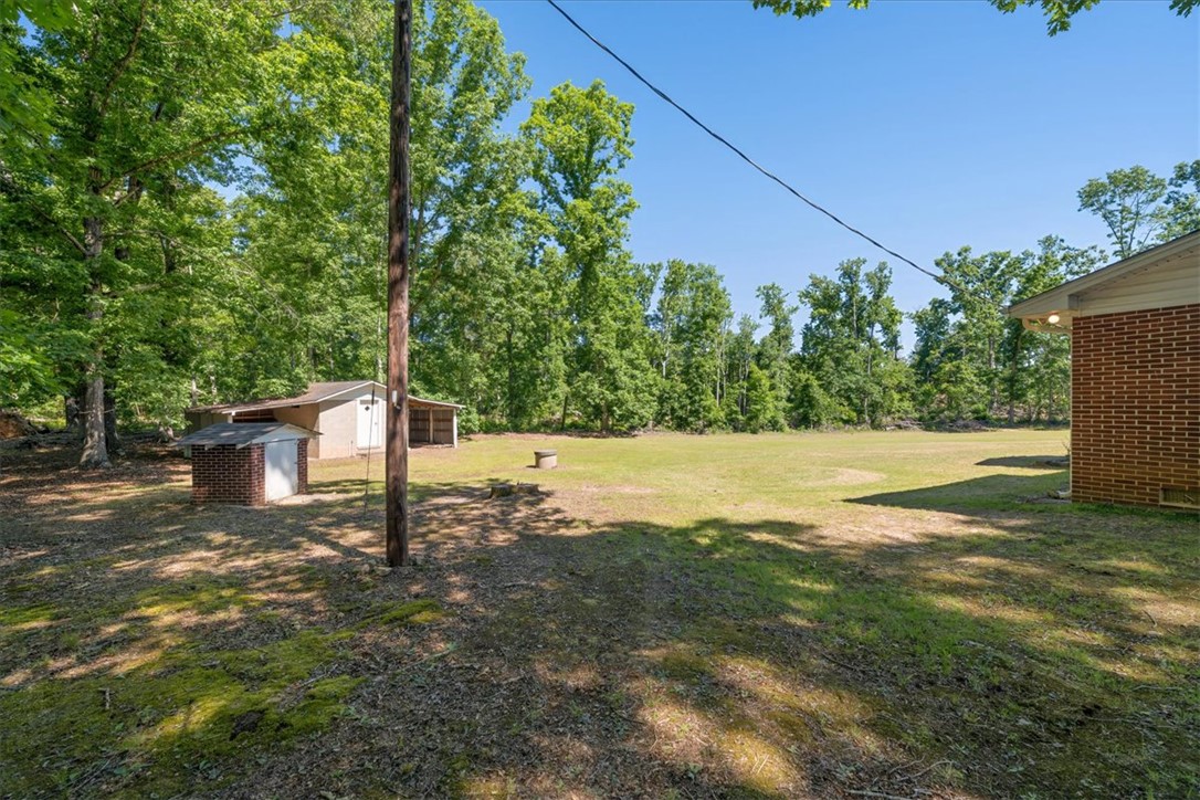 304 Shaw Road Honea Path, SC 29654 - Photo 30 of 39 Expansive outdoor area featuring lush green landscaping and mature trees.