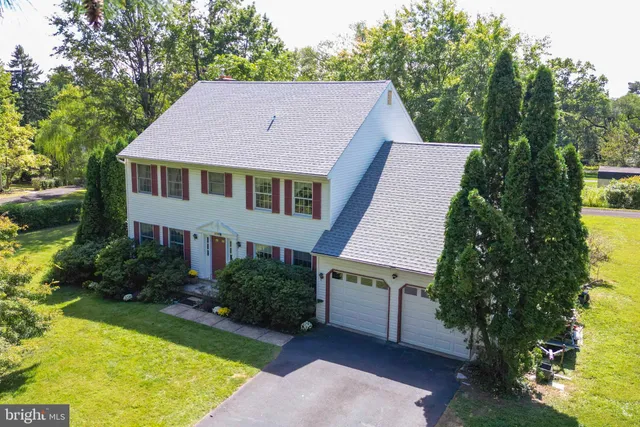 a aerial view of a house