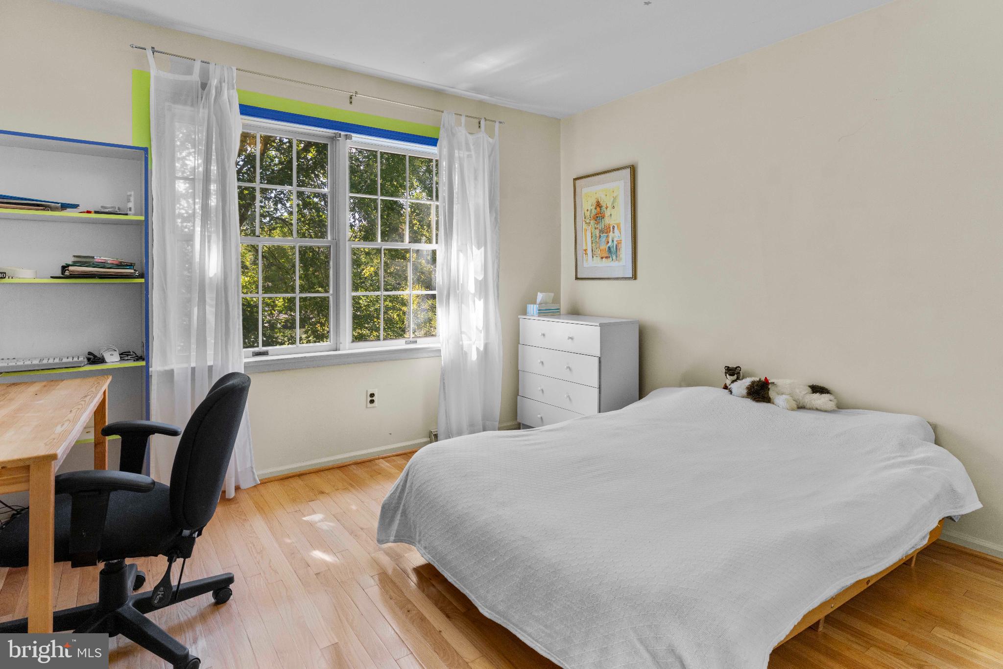 1478 Dillon Road Ambler, PA 19002 - Photo 24 of 42 a bedroom with a bed and wooden floor