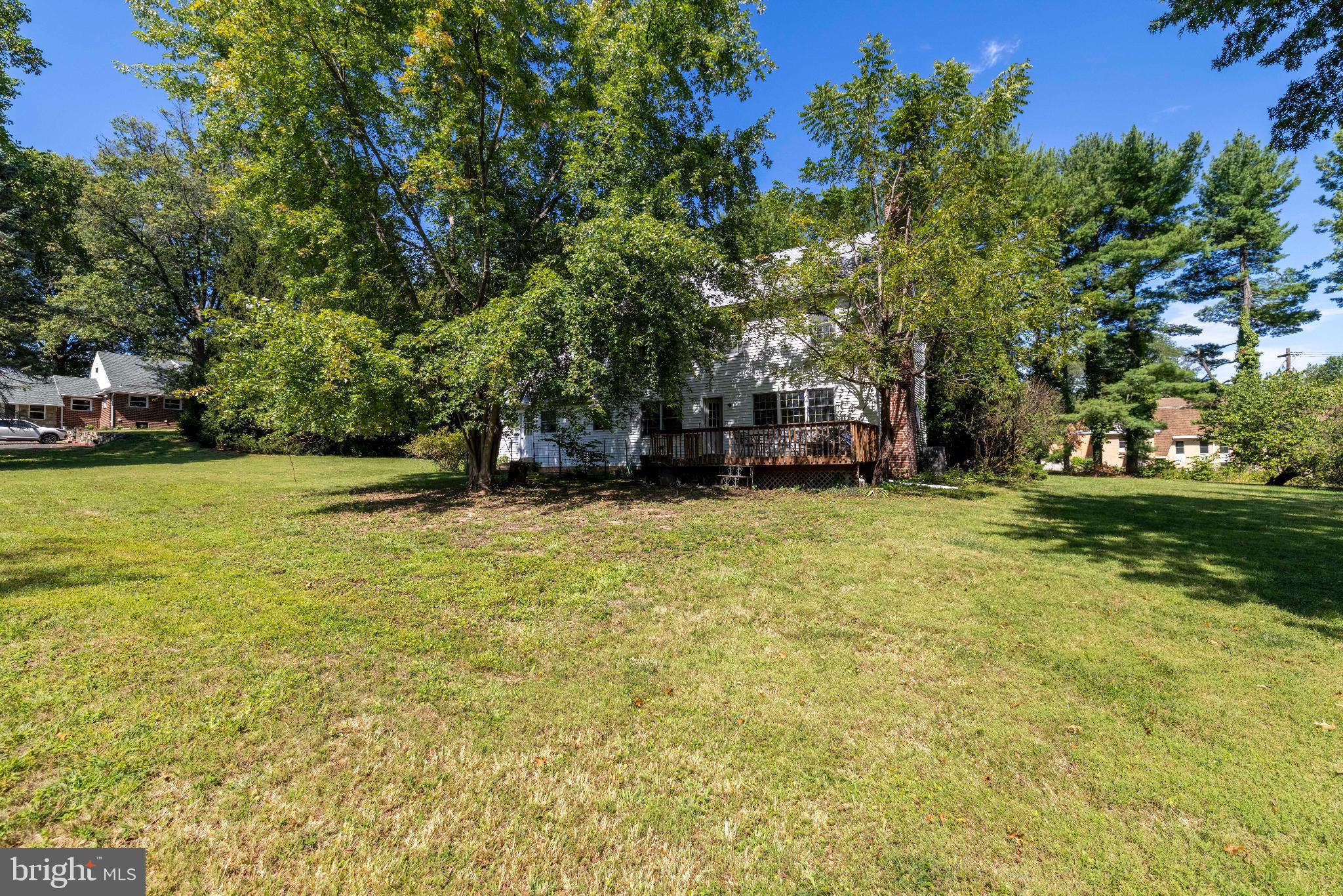 1478 Dillon Road Ambler, PA 19002 - Photo 34 of 42 a view of a yard with a house and large trees