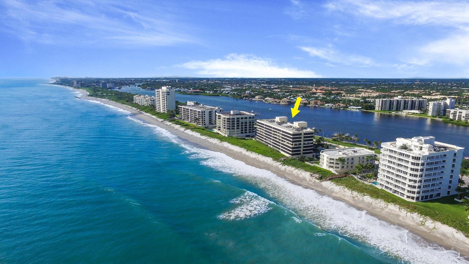 19900 South Beach Road, Unit 504 Jupiter, FL 33469 - Photo 3 of 39 Aerial
