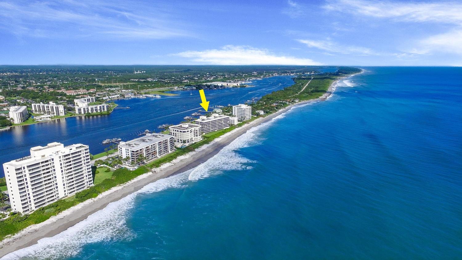 19900 South Beach Road, Unit 504 Jupiter, FL 33469 - Photo 4 of 39 Aerial