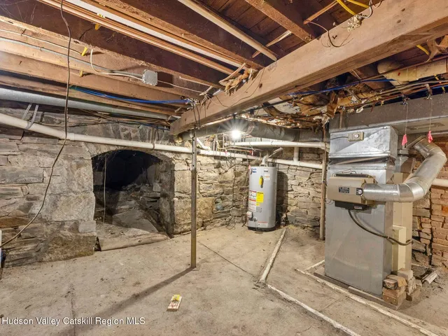a view of water heater room